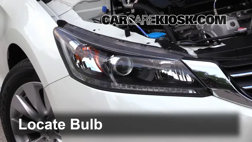 2013 Honda Accord EX-L 2.4L 4 Cyl. Sedan Luces Luz de estacionamiento (reemplazar foco)